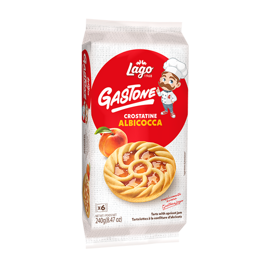 Crostatine tartelettes à la confiture d'abricots 240g