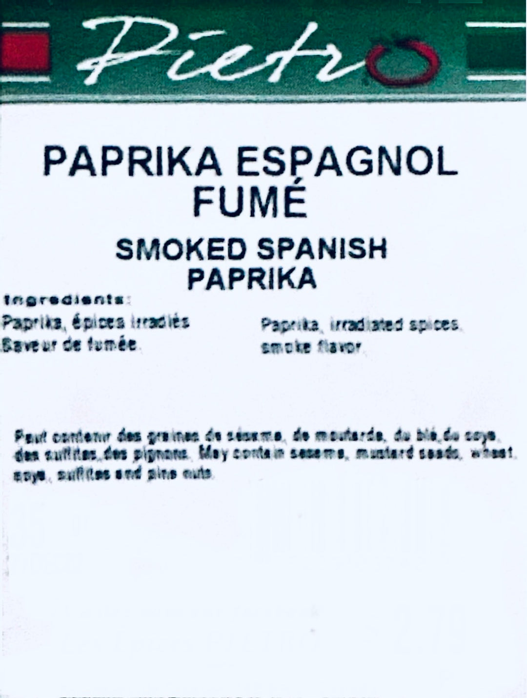 Paprika Espagnol Fume 35g