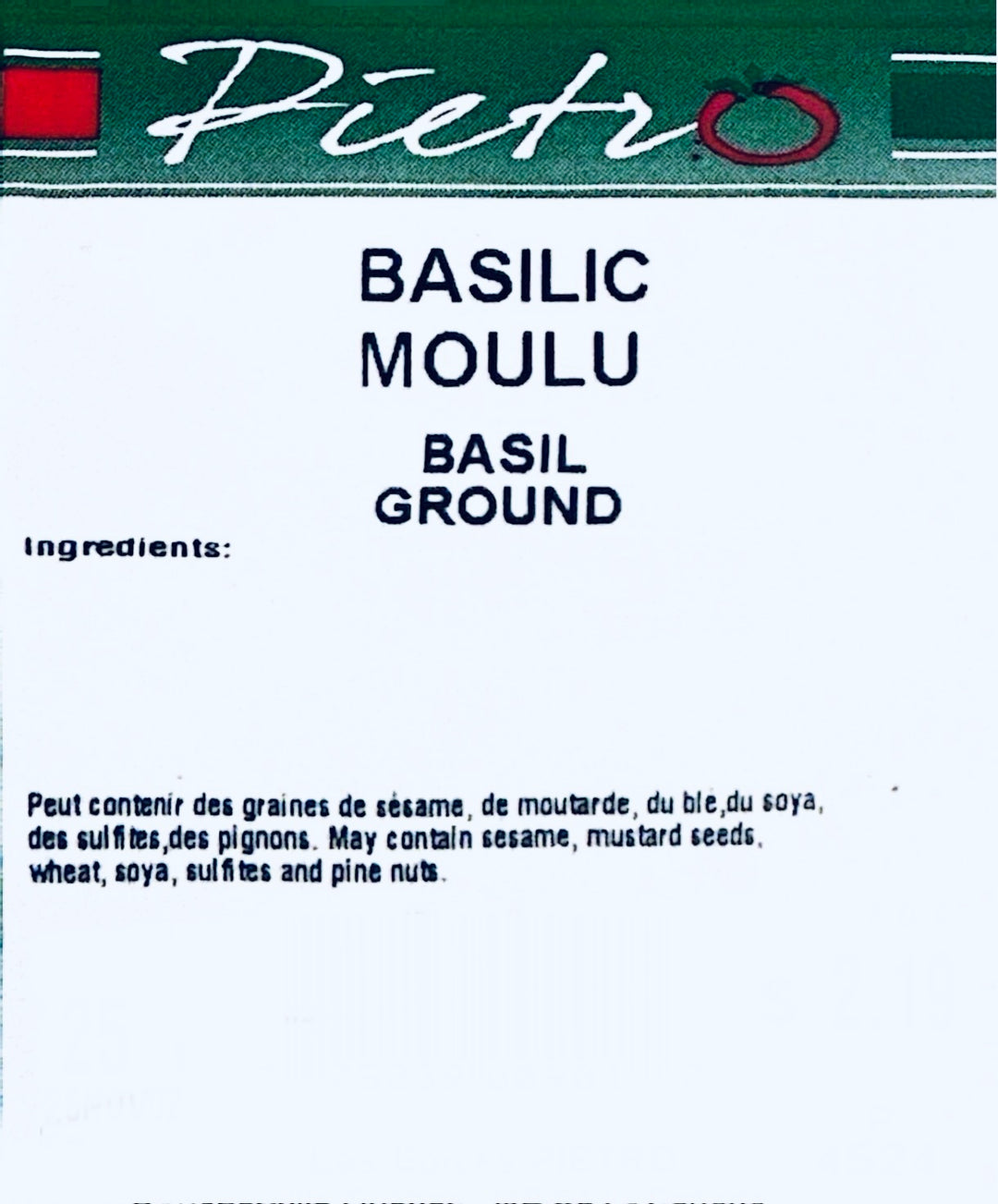 Basilic moulu 25g