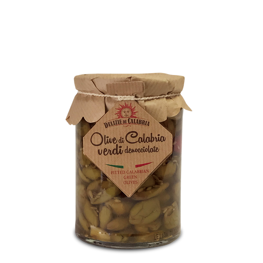 Crushed green olives with fennel in oil 350g