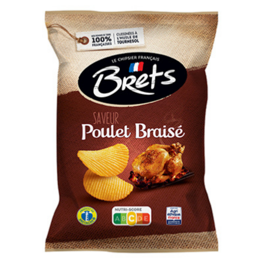 BRET’S ROAST CHICKEN FLAVOR WAVY CHIPS 125G – BRET’S