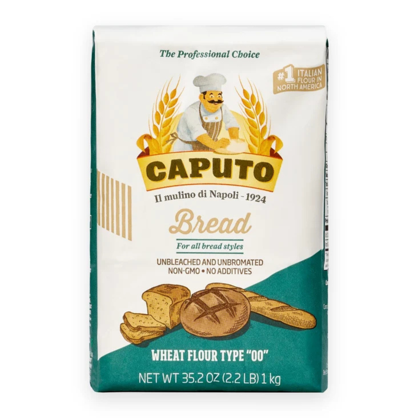 Farine "00" Bread Flour Caputo 1kg – La Vraie Farine de Naples pour Pain Artisanal