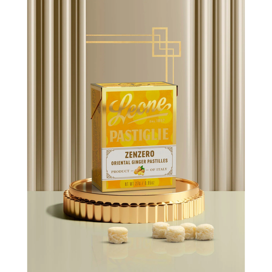 Pastilles Leone Gingembre 27g — Bonbons Italiens Traditionnels depuis 1857 | Sans Gluten