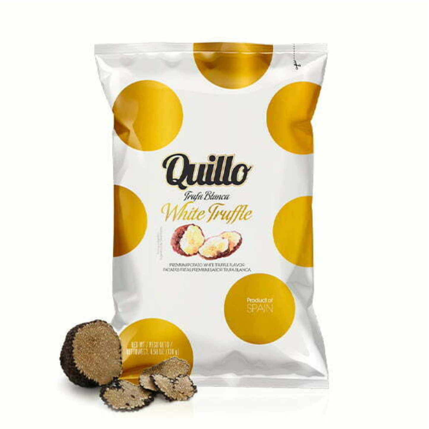 White Truffle Crisps 130g – An Authentic and True Taste of White Truffle – Quillo