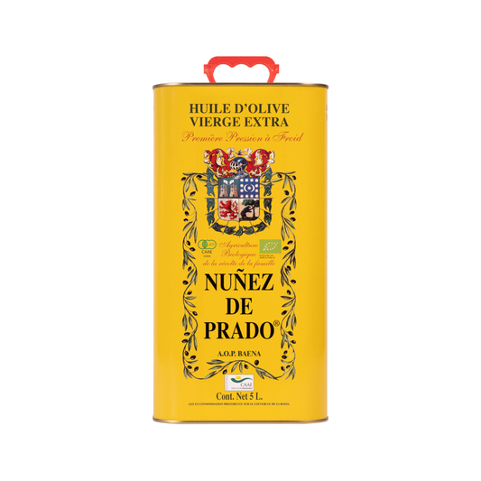 Nuñez de Prado Organic Extra Virgin Olive Oil 5L – Andalusia's Liquid Gold