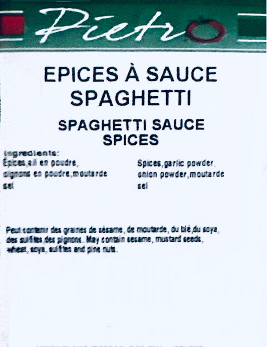 Spaghetti sauce spices 60g