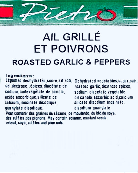 Roasted garlic & pepper 50g