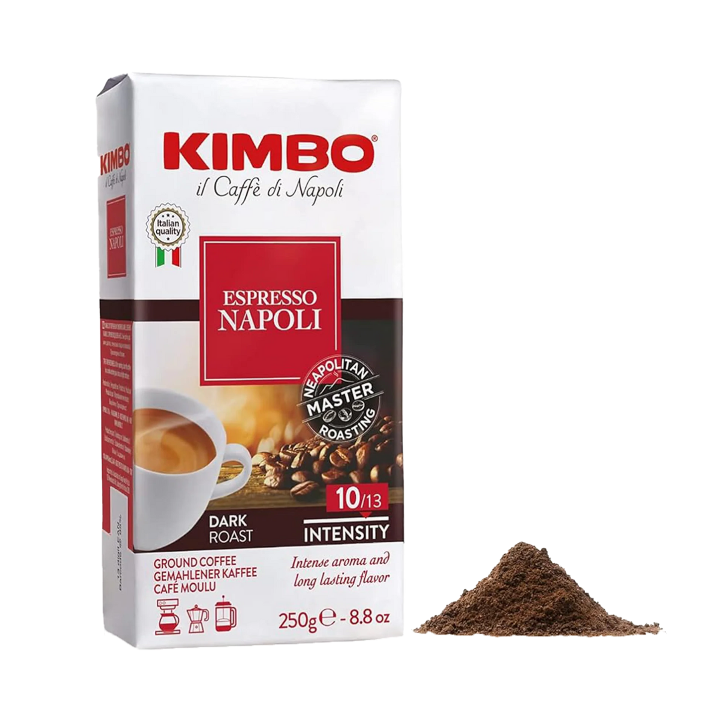 KIMBO ESPRESSO NAPOLI GROUND COFFEE 250G