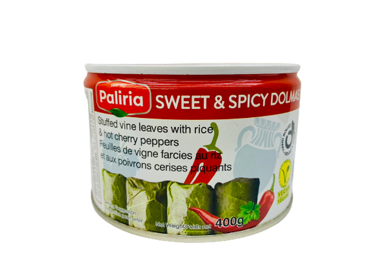 Feuilles de Vigne Farcies au Riz et Piments Cerise 400g