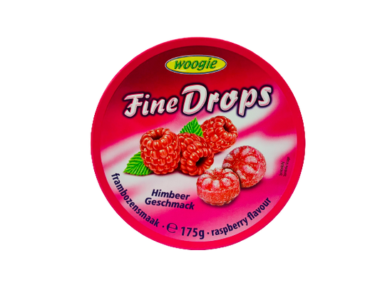 Fine Drops raspberry candies 175g
