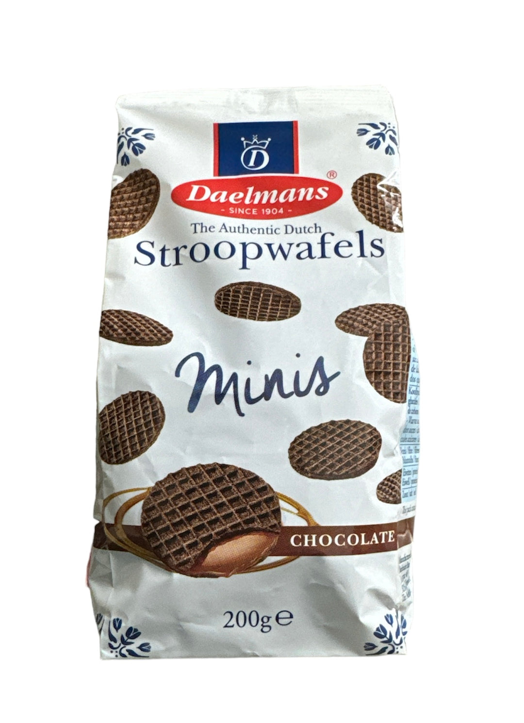 Stroopwafel caramel chocolat minis 200g