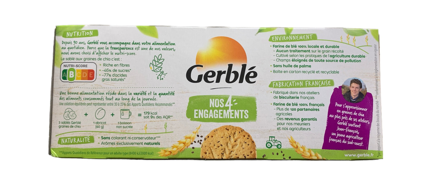 Natural Sand with Chia Seeds 132g