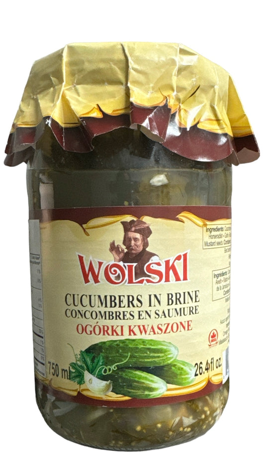 PICKLED CUCUMBERS 750ML – WOLSKI