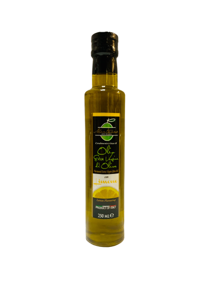 Huile d'olive extra vierge aromatisée au citron 250ml