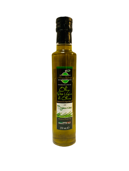 Huile d'olive extra vierge aromatisée au romarin 250ml