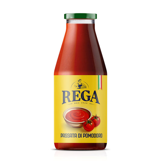 Italian Tomato Passata 680ml – REGA | Authentic Italian Tomato Sauce