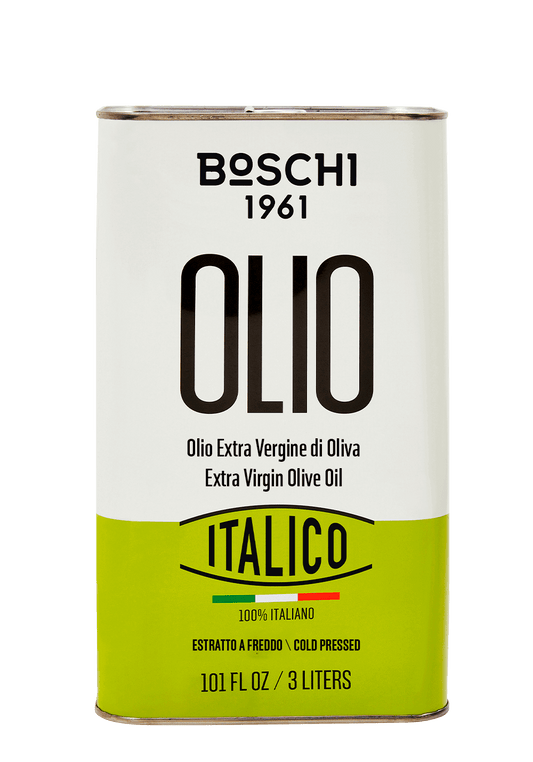 Huile d’olive extra vierge Italico 100 % italienne – Bidon 3 L de Boschi