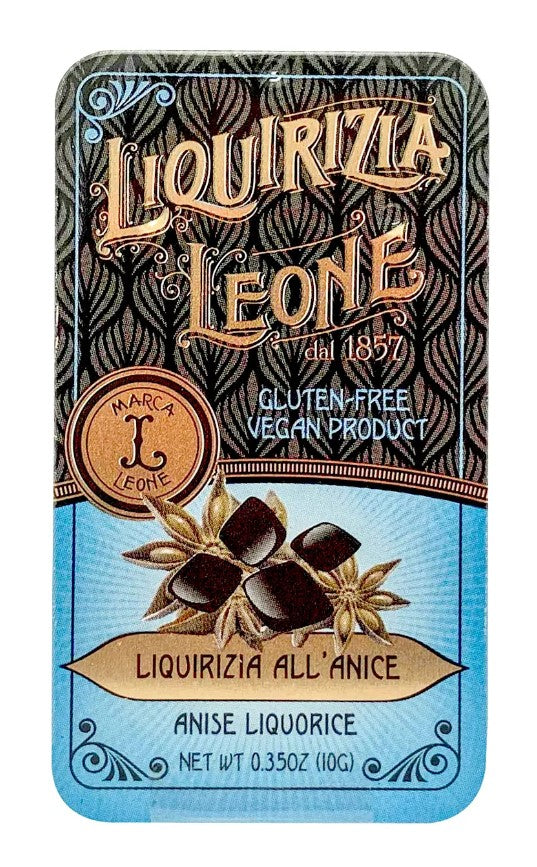 LEONE Gemmes de réglisse à l'anis 10g