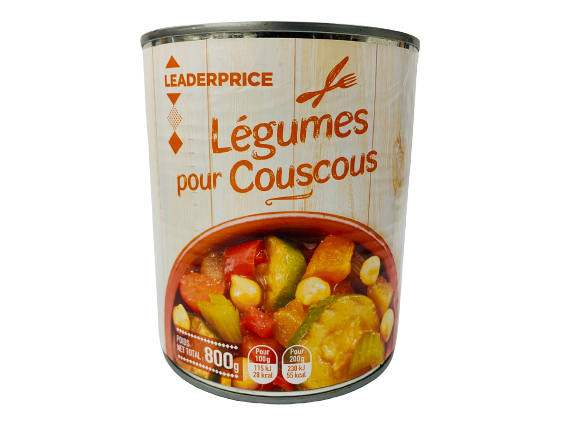 Légumes pour couscous 800g