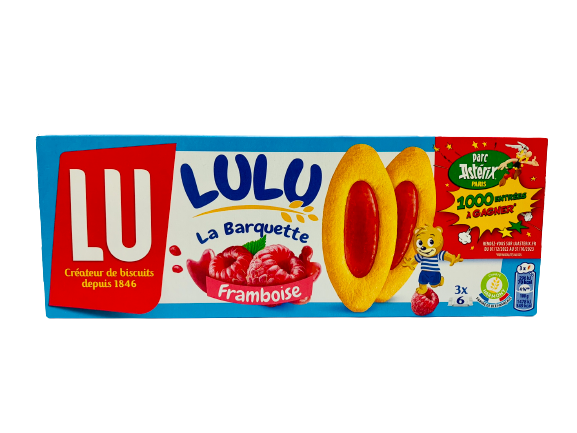 COOKIES LU SPONGECAKE RASPBERRY 120G