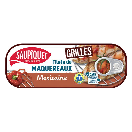 FILETS MAQUEREAUX GRILLÉS MEXICAINE 120g