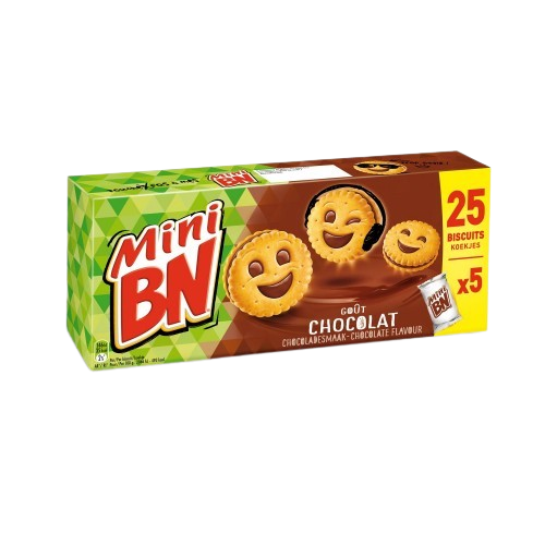 Mini BN Chocolat 175g – Mini Biscuits Fourrés au Chocolat Français
