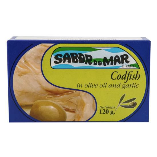 Cod in olive oil with garlic 120g