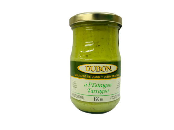 Moutarde de Dijon à l'estragon 190ml