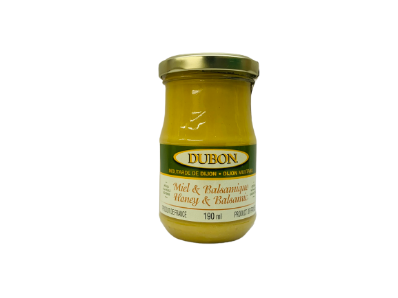 Moutarde de Dijon au miel & balsamique 190ml