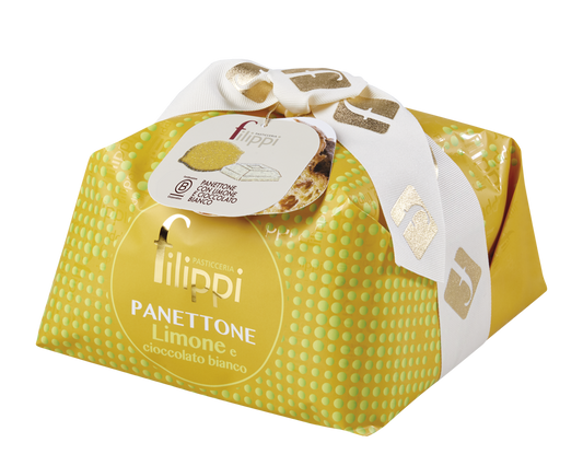 Panettone au citron confit et chocolat blanc 500g