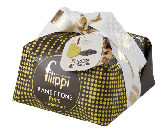 Panettone aux poires et au chocolat noir 500g