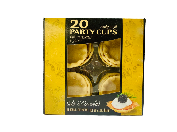 Party Cups mini tartelettes à garnir 60g