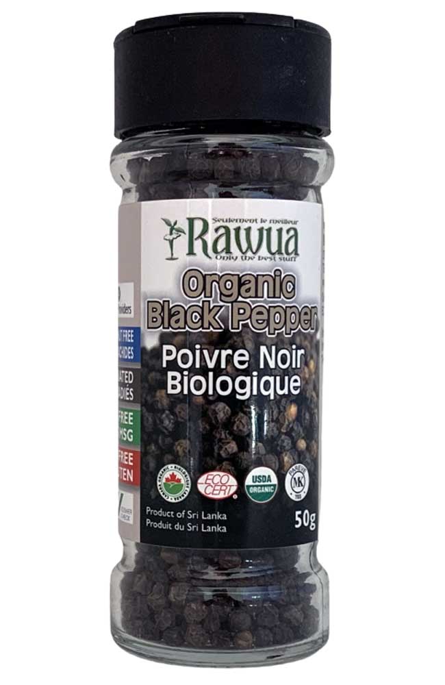 POIVRE NOIR BIOLOGIQUE ENTIER 50g