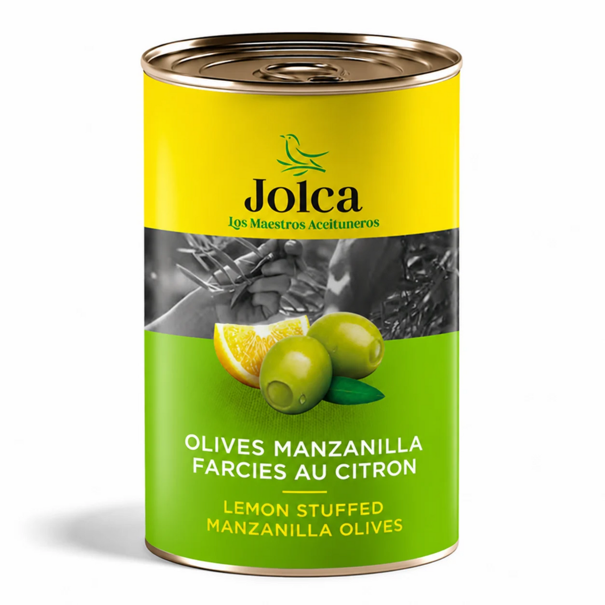 Olives Manzanilla Farcies au Citron 300g – Jolca | Saveur Fraîche et Acidulée d'Espagne