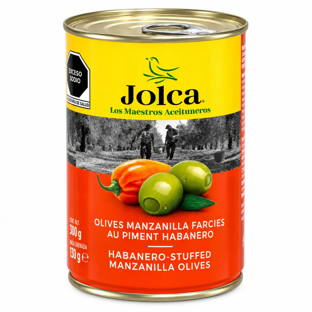 Manzanilla Olives Stuffed with Habanero Pepper 300g – Jolca | Fiery Flavor of Spain