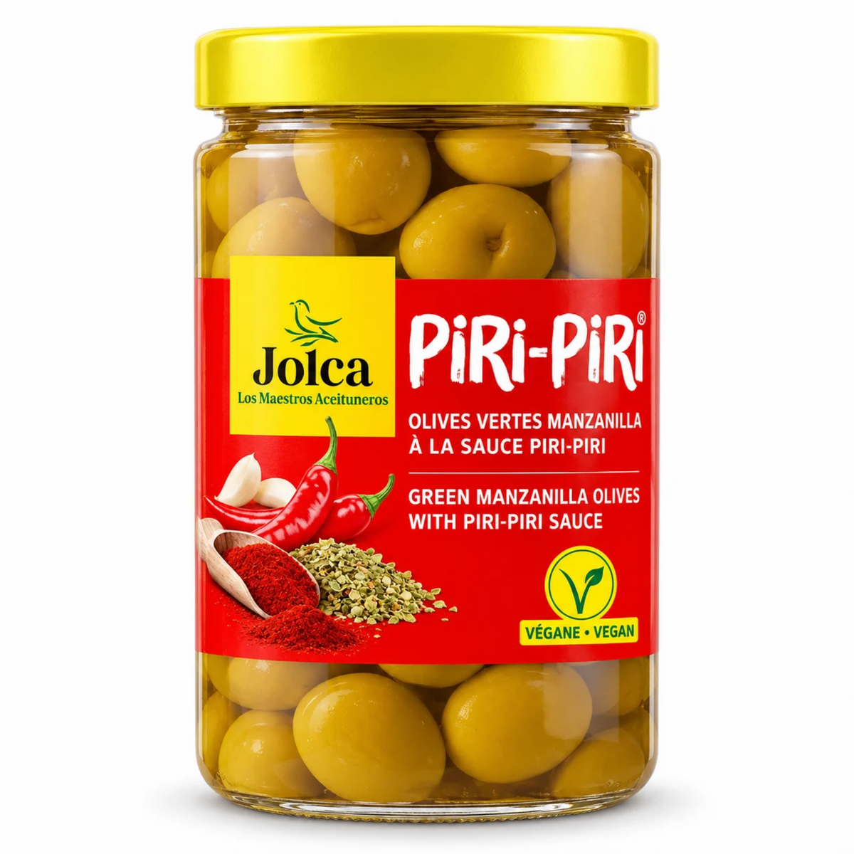 Olives Manzanilla au Piri-Piri 400g – Jolca | Saveur Épicée d'Espagne