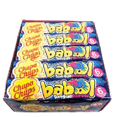 Chupa Chups Big Babol Gum Tongue Painter box 20 x 0.028g = 560g