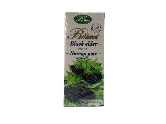 BLACK ELDERBERRY FRUIT TEA 40G – BIOFIX