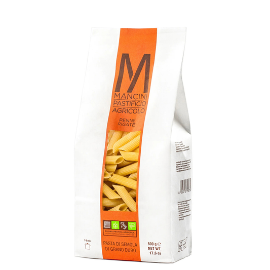 PENNE RIGATE 500g MANCINI – PÂTES ITALIENNES ARTISANALES 500g