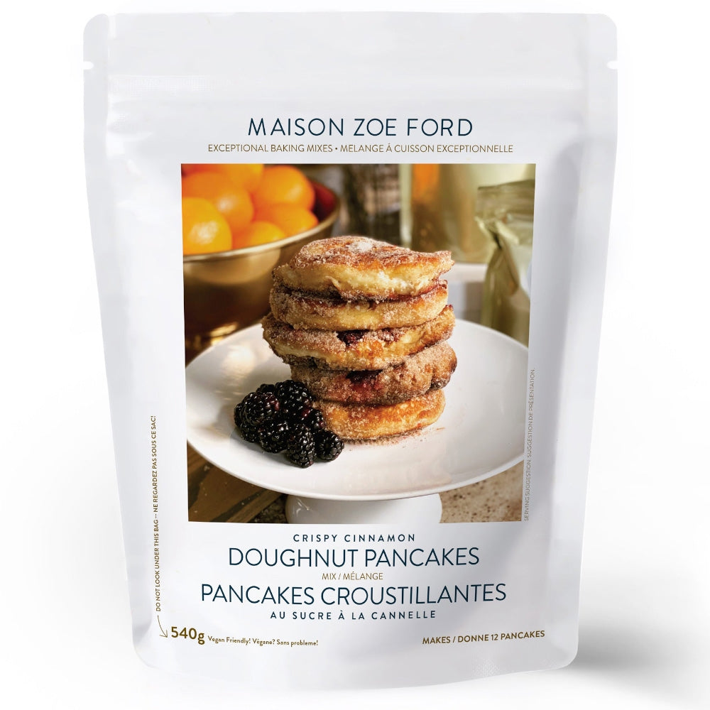 PRÉPARATION ZOE FORD CRÊPES CROUSTILLANTES CANNELLE 540G
