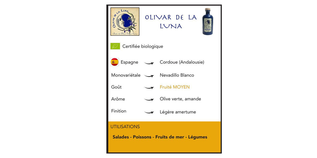 LUNA ORGANIC EX-VIRGIN OLIVE OIL 500ML