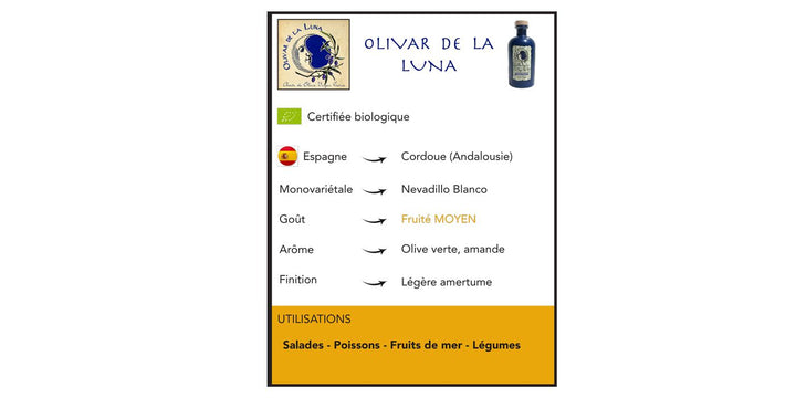 LUNA ORGANIC EX-VIRGIN OLIVE OIL 500ML