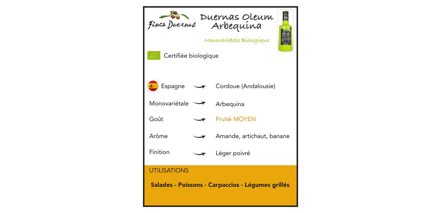 ORGANIC DUERNAS OLIVE OIL 500ML