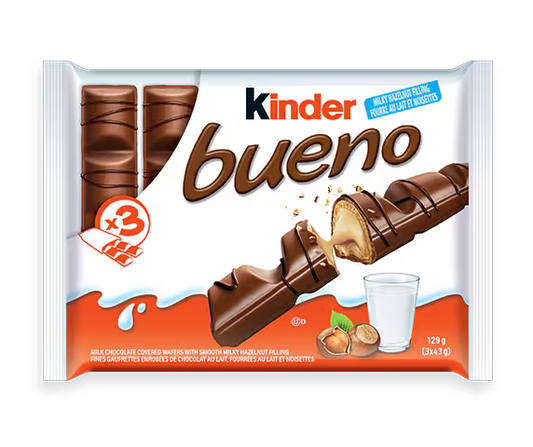 Kinder Bueno 3x43g= 129g