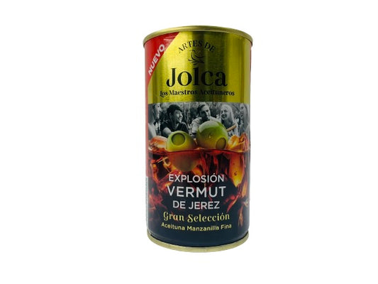 Manzanilla green olives stuffed with vermouth 350g