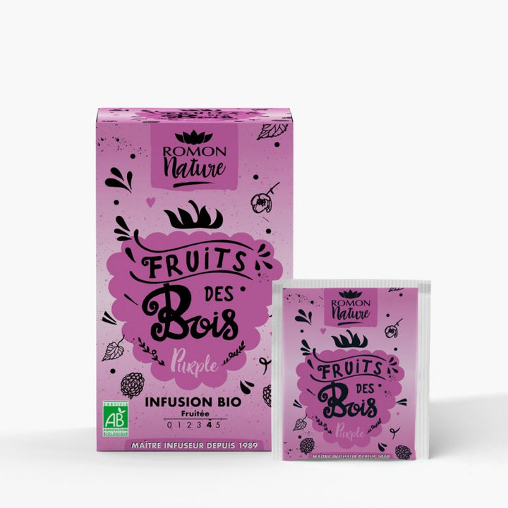 INFUSION FRUITS DES BOIS BIO 16 sachets