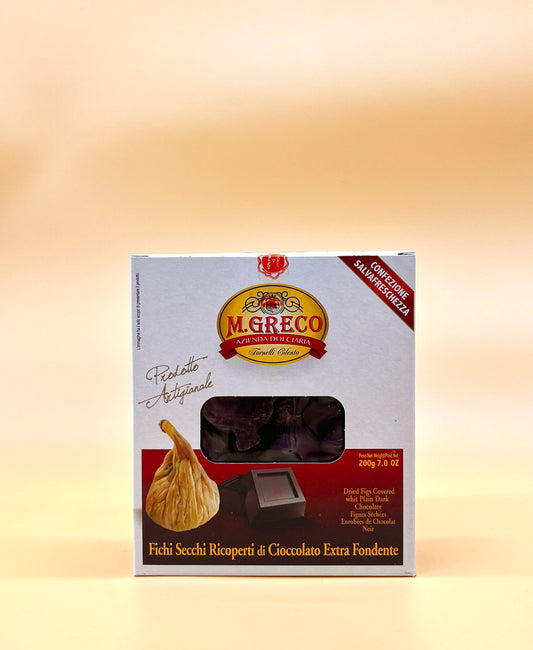 Figues Sèches Enrobées de Chocolat Noir 200g