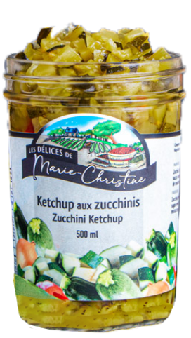 Ketchup aux zucchinis 500ML