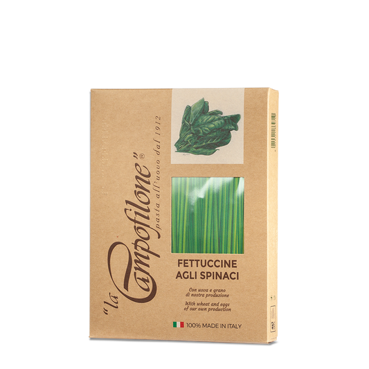 Fettucchine aux oeufs et aux épinards250g