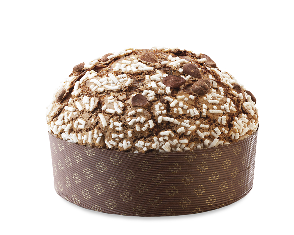 Panettone avec oranges confites sans raisins Glacée 500g
